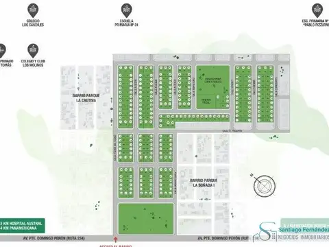 Terreno / Lote en venta de 380m2 ubicado en Presidente Derqui
