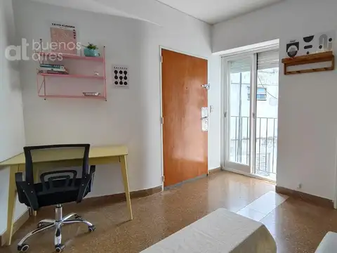 Departamento 2 ambientes con 1 baño