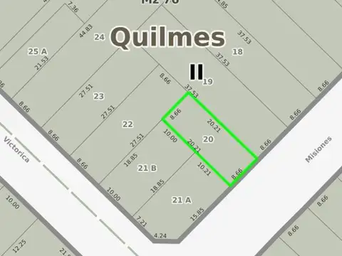 Terreno en Venta en Bernal Oeste, Partido de Quilmes