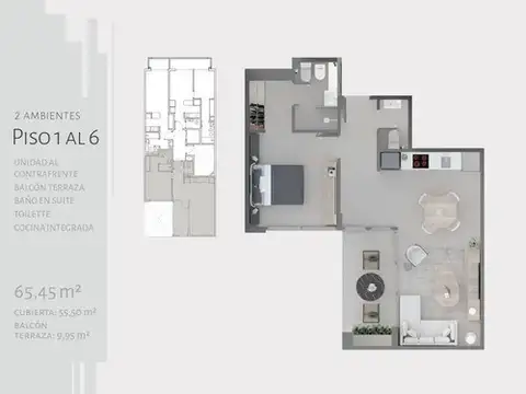 Venta Villa Devoto 2 Ambientes