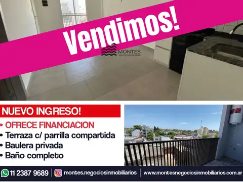 VENTA DEPTO 2 AMB | VILLA LUZURIAGA | OFRECE FINANCIACION