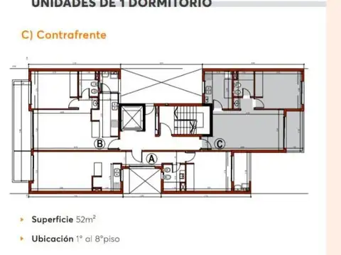Departamento en Venta de 2 ambientes