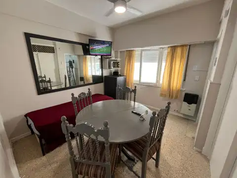 ALQUILER TEMPORARIO DEPARTAMENTO 1 AMBIENTTE PARA 4 PERSONAS, PLAZA COLÓN