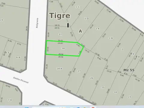 Terreno en Venta en Tigre Centro, USD 240.000