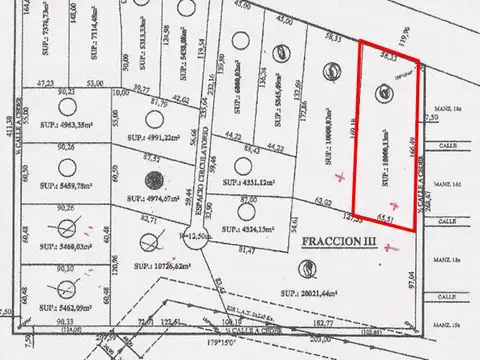 Terreno en Venta 172  mts Fondo