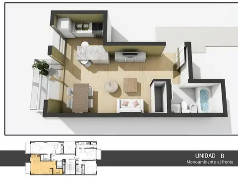 Departamento en Venta en Caballito, USD 129.000