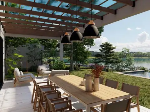 Venta Casa 5 Ambientes en Riberas, Puertos del Lago – Lote al Agua | Proyecto Aprobado