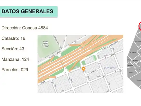 Terreno en Venta en Saavedra, USD 238.000