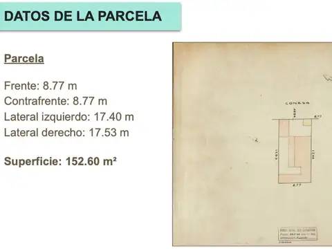 Terreno en Venta de 152,0 m2