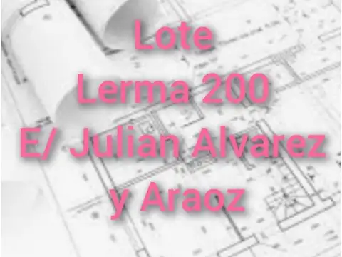 Terreno en venta - 375m2 - VILLA CRESPO