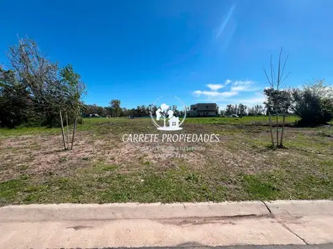 Terreno / Lote en venta con fondo a verde. Santa Sofia. Pilar del Este 100