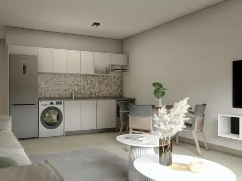 Departamento 2 ambientes con 1 baño