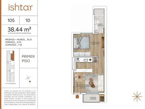 VENTA APARTAMENTO 1 DORMITORIO POZO GOES