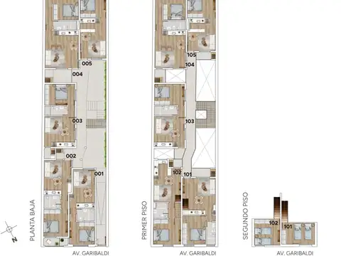 Departamento en Venta de 2 ambientes