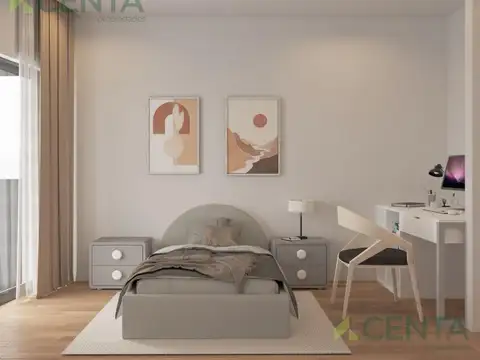 Departamento 4 ambientes con 2 baños