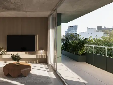 Venta Departamento 2 Ambientes al frente com Solarium y Piscina en Villa Devoto