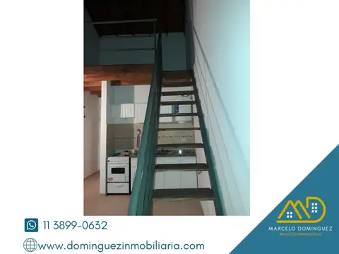 Departamento 2 ambientes con 1 baño