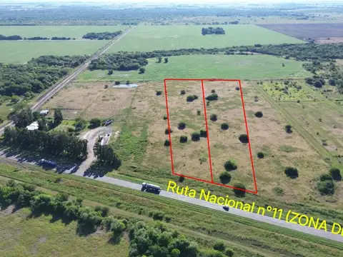 SE VENDEN 3 HECTAREAS SOBRE RUTA 11, EL TIMBO