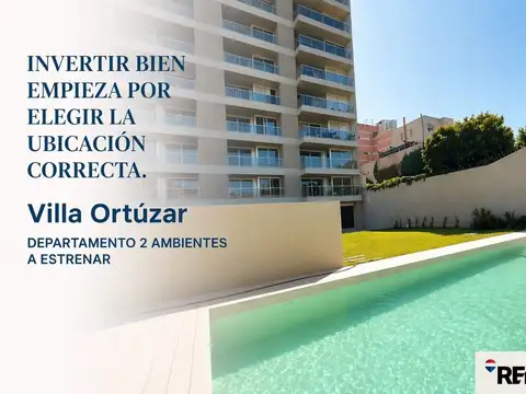 VENTA DEPARTAMENTO 2 AMBIENTES V ORTUZAR PARRILLA