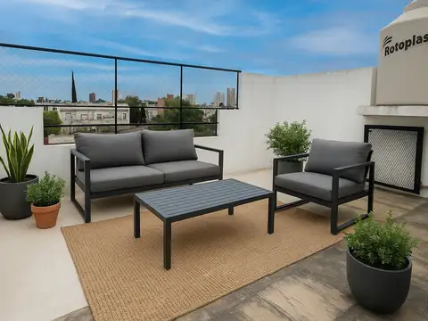 Venta Luminoso Departamento 2 ambientes con cochera, balcón y terraza