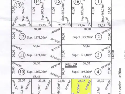 Terreno en Venta en Toay, USD 35.000