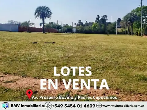 Lotes en Venta, todos los servicios.