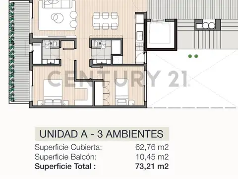 Departamento en Venta al Norte
