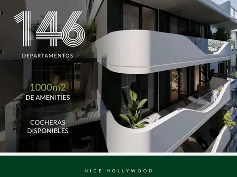 VENTA 3 AMB.POZO.TORRE NICE PALERMO HOLLYBOOD.