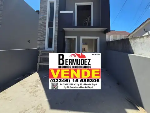 Venta Duplex 3 Amb Calle 6 Entre 81 Y 82 Mar Del Tuyu