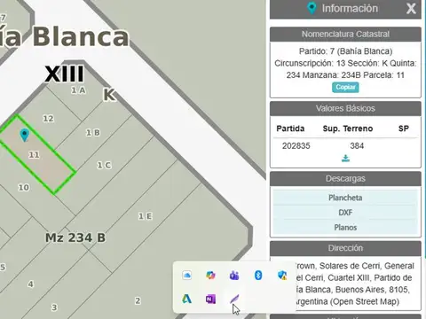 Lote Daniel General Cerri