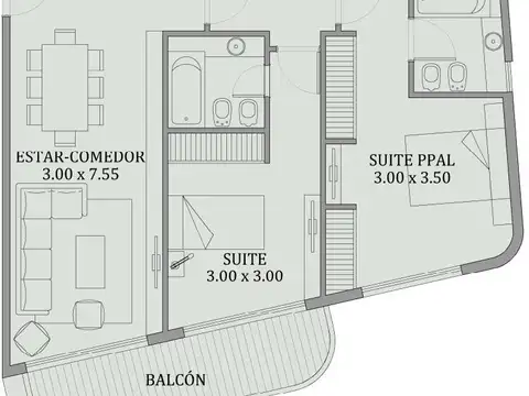 Departamento en Palermo Soho