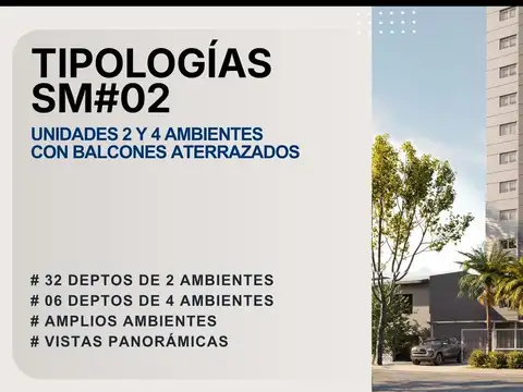 Departamento 4 ambientes con 2 baños