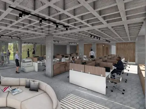 Exclusiva oficina corporativa en parque comercial