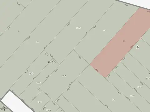 Terreno en venta en Manuel B Gonnet