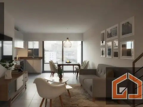 Departamento 2 ambientes con 1 baño