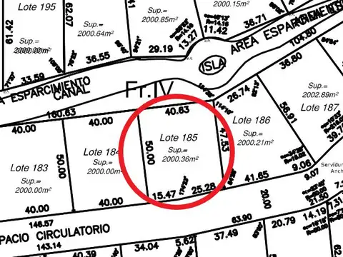 Terreno en  Lote terreno 185 en venta. Barrio La Elina, Comarcas de Luján.