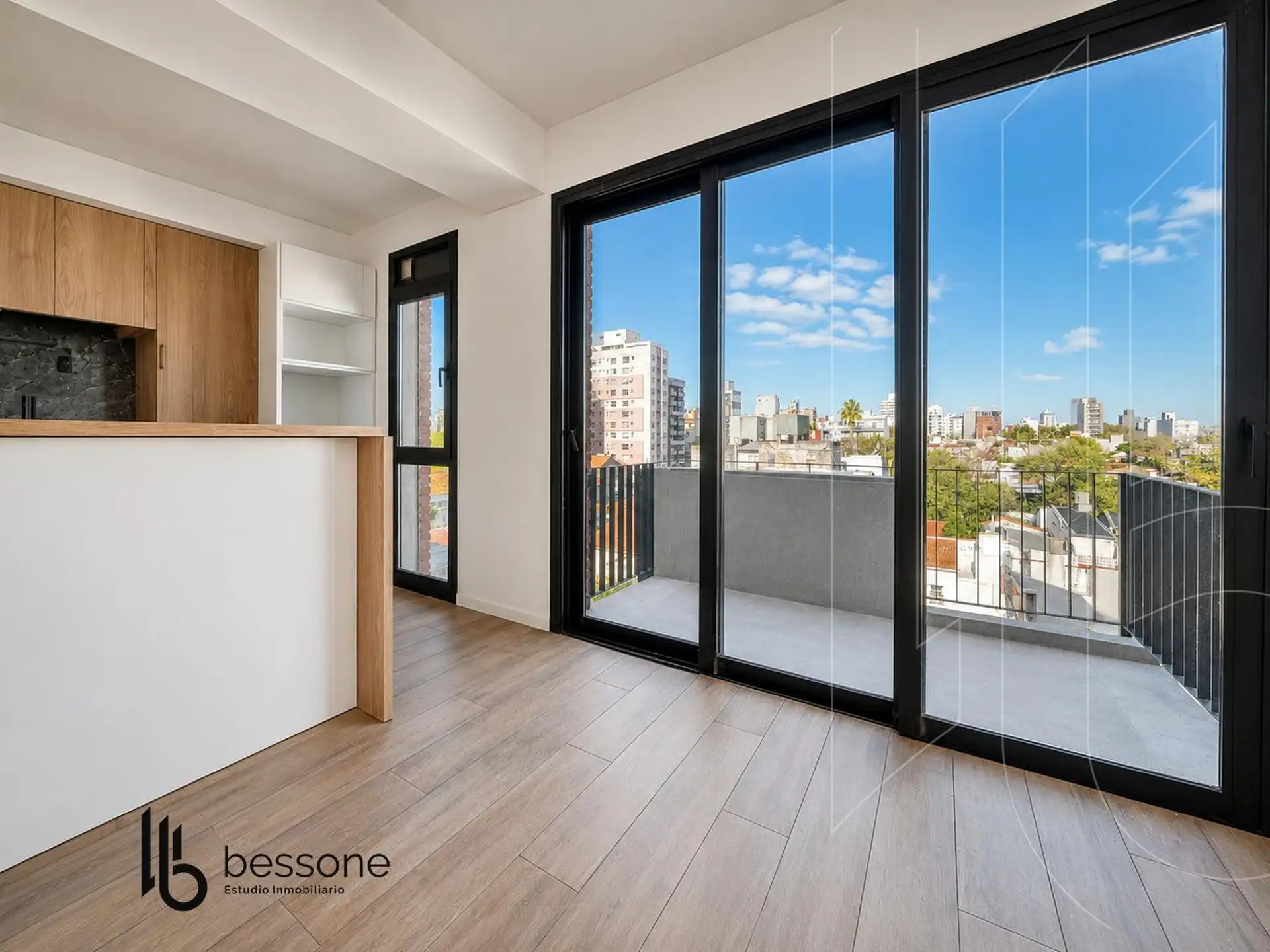 Depto 2 amb, 60m² con balcón y cocheras optativas — La Perla Norte