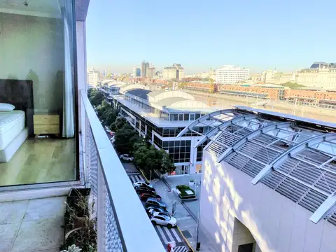 Departamento AL DIQUE Alquiler AMOBLADO FORUM Pto Madero 2 cocheras equipado