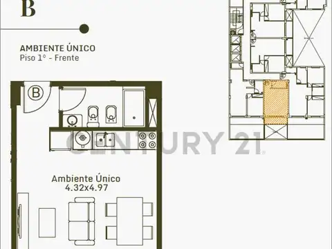 Belgrano 4600, Piso 1