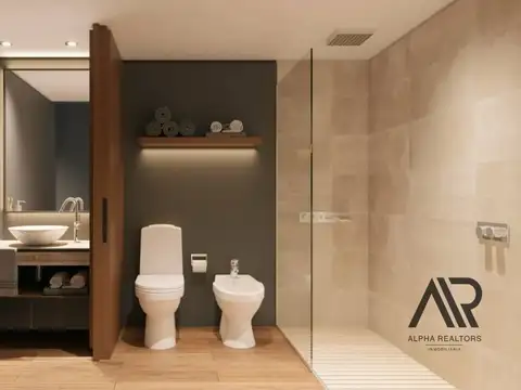 Departamento Monoambiente con 1 baño