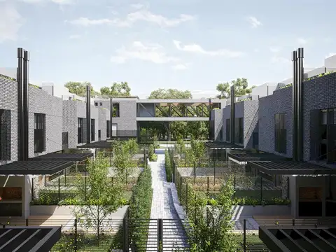 Cocheras para vehículo pequeño en Town Houses Green, en Fisherton