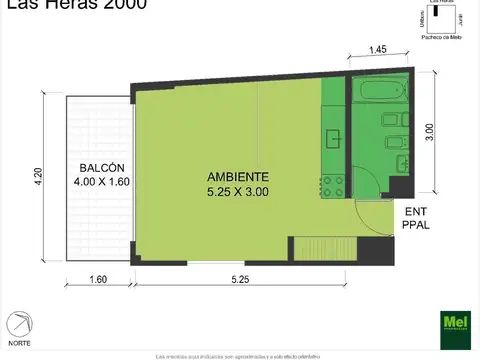 Av Gral Las Heras 2000, Piso 11 C