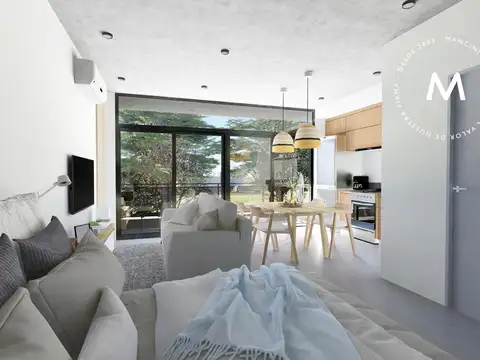 Departamento Monoambiente con 1 baño