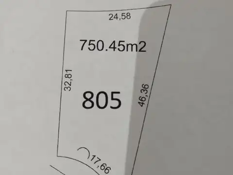 Terreno en Venta 24  mts Fondo