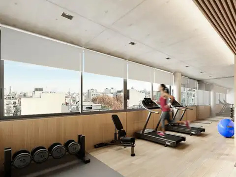 Departamento de 2 ambientes   en Mirabilia Soler en  Palermo Hollywood