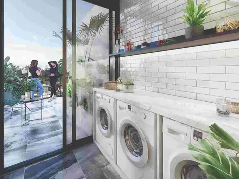 Departamento 2 ambientes con 1 baño