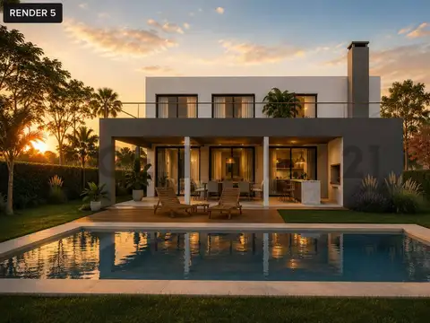 CASA EN VENTA EN HARAS DEL SUR III CON PILETA Y 4 DORMITORIOS