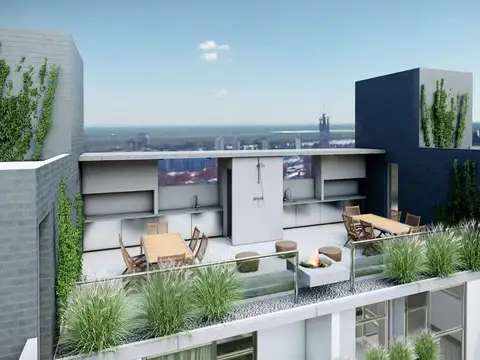 Departamento duplex de 2 dormitorios c/jardín y parrillero exclusivo