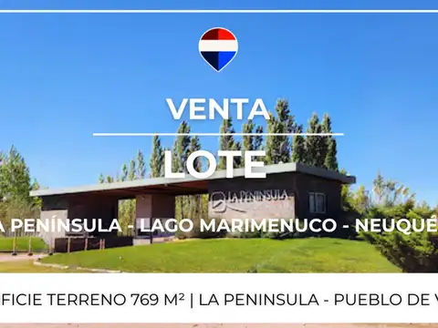 VENTA LOTE LA PENINSULA MARIMENUCO