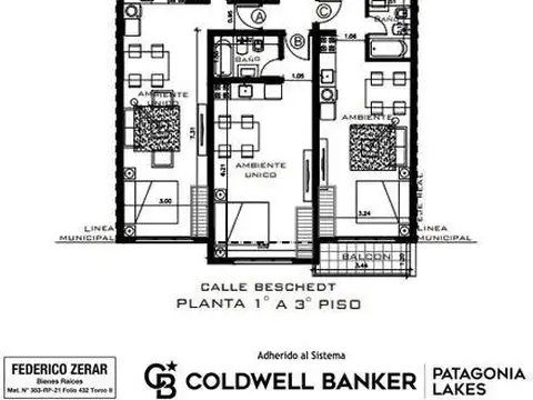 Departamento en Venta en San Carlos de Bariloche, USD 59.000